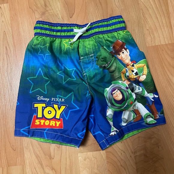 Disney Swim Disney Pixar Toy Story Toddler Top Swim Trunks Set 3t